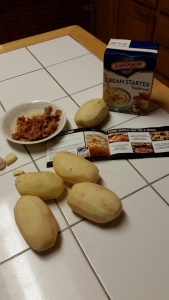 Ingredients for the Creamy Potato Soup!